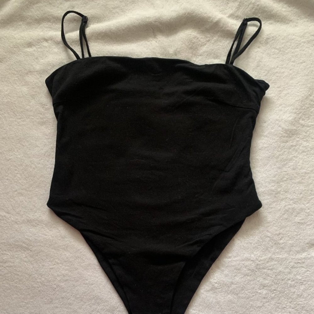 Black Double layered Bodysuit